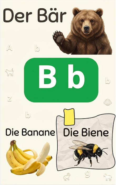German Book - German Alphabet